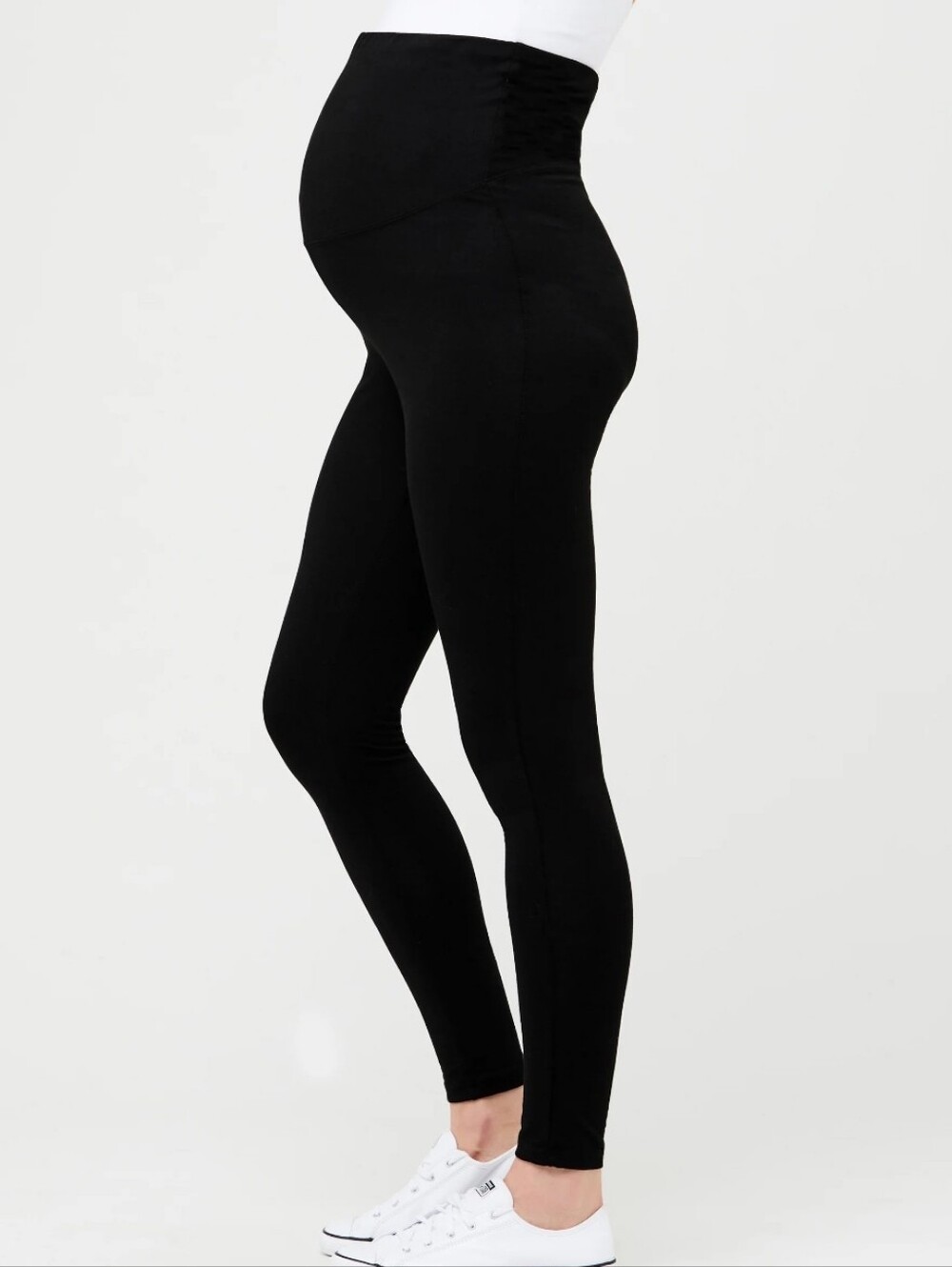 Ripe Maternity Organic Over Bump Leggings Black Medium